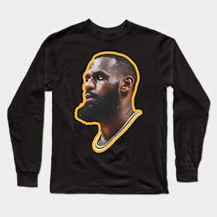 Lebron James Side View Long Sleeve T-Shirt